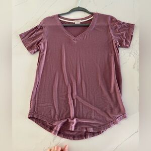 The hanger brand size small V-neck T-shirt